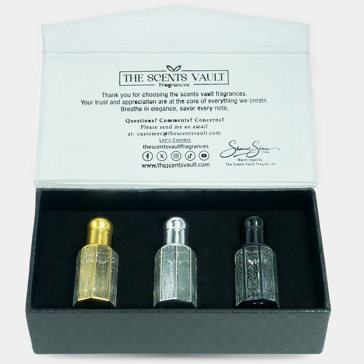 Umrah Gift Package 3X 12ML Premium Attars